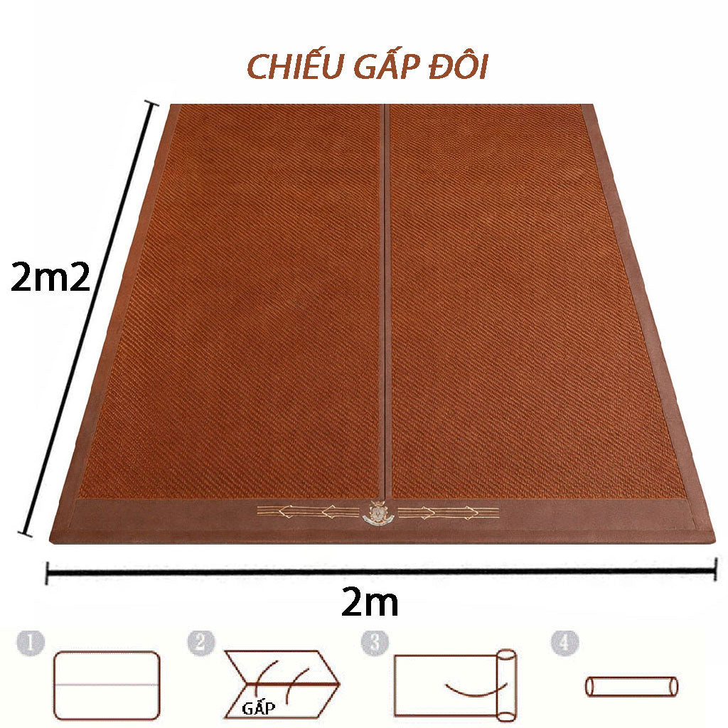 Chiếu Mây Cuộn Gấp Gọn Điều Hoà 2.0m - Mát Lạnh, Không Mùi, Bền Đẹp - NAM BẮC BEDDING