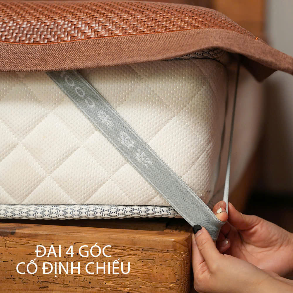 Chiếu Mây Cuộn Gấp Gọn Điều Hoà 2.0m - Mát Lạnh, Không Mùi, Bền Đẹp - NAM BẮC BEDDING